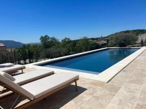 Villa avec piscine et vue panoramique du Luberon